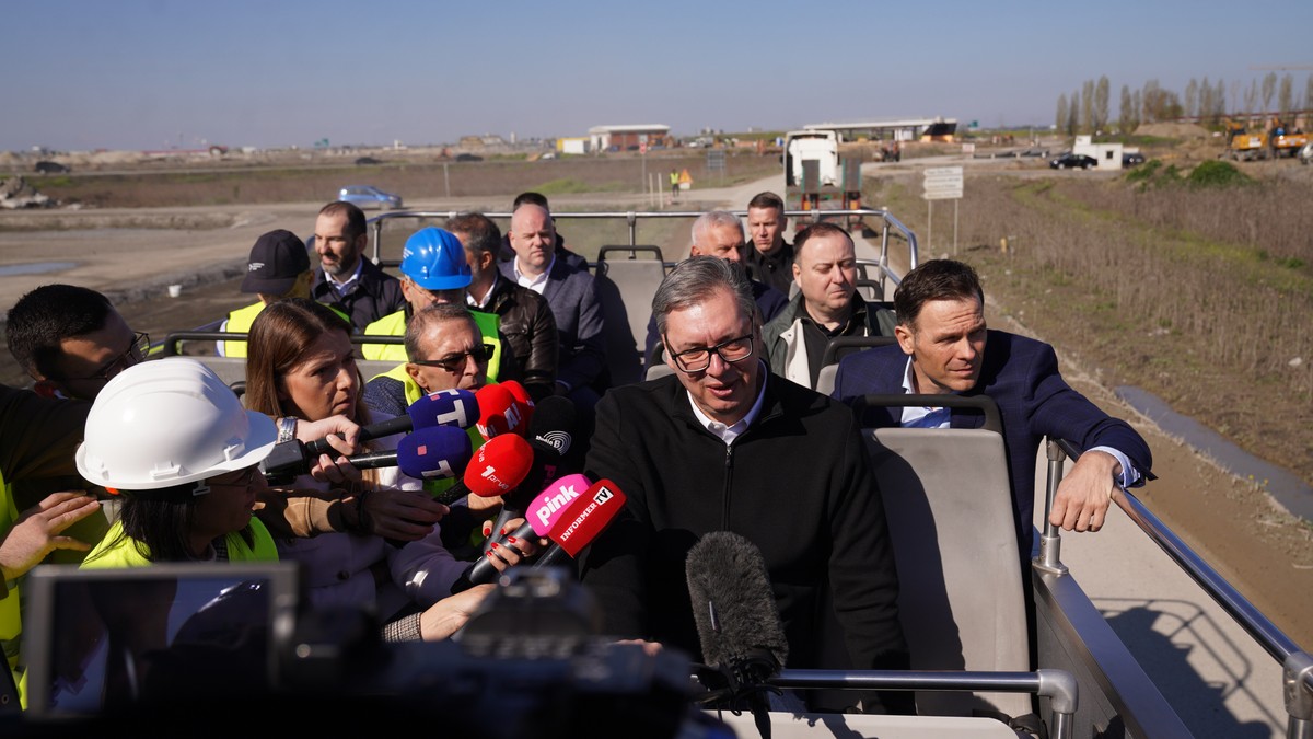 Aleksandar Vučić Ekspo gradilište