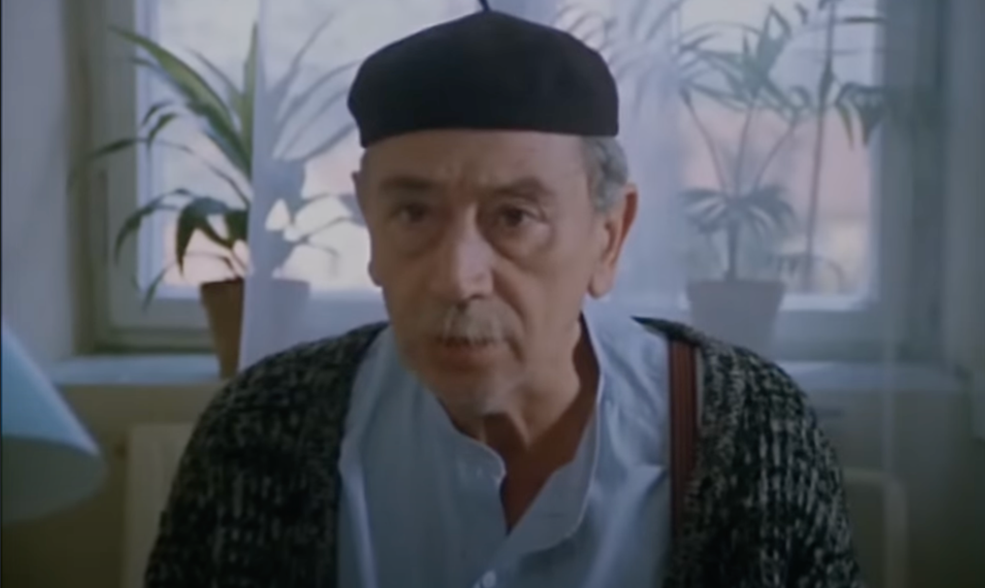 Český herec Jiří Lír vo filme Vesničko má středisková. 