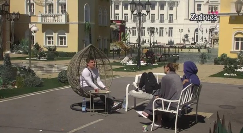 Anabela razgovara sa Matorom, Davidom i Đedovićem