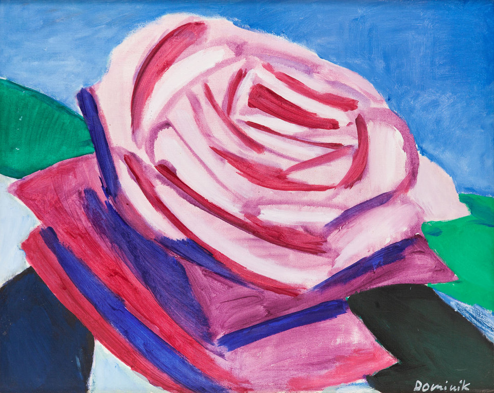 Tadeusz Dominik, "Róża różowa" (1975)