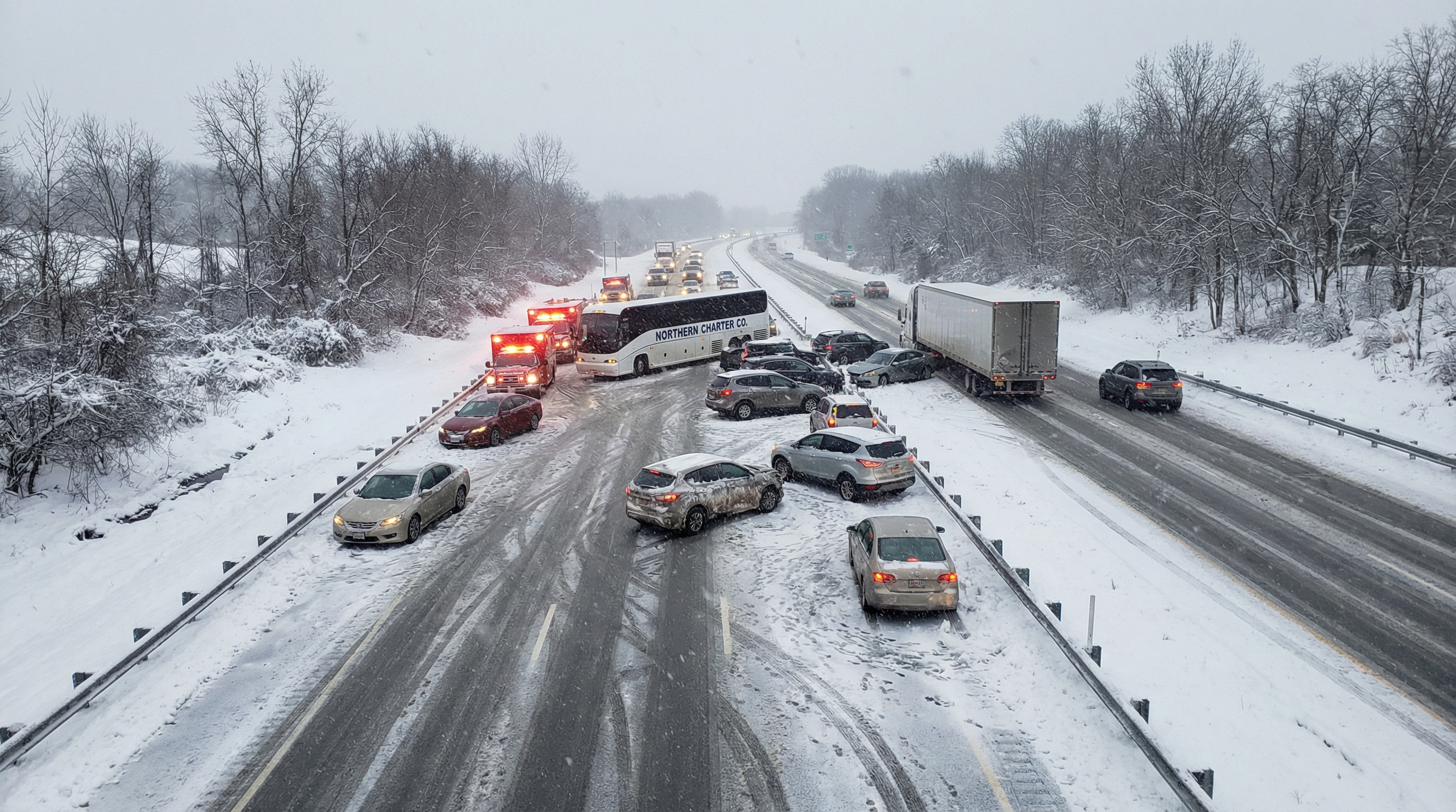 11 pojazdów w dwóch kolizjach na A4 - nikt nie ucierpiał