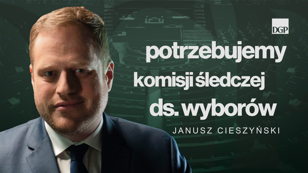 Janusz Cieszyński – Polityczny porządek – program DGP