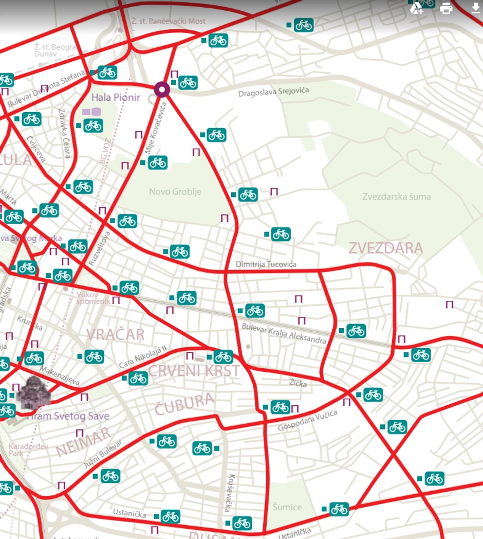 Planovi za Zvezdaru i Palilulu