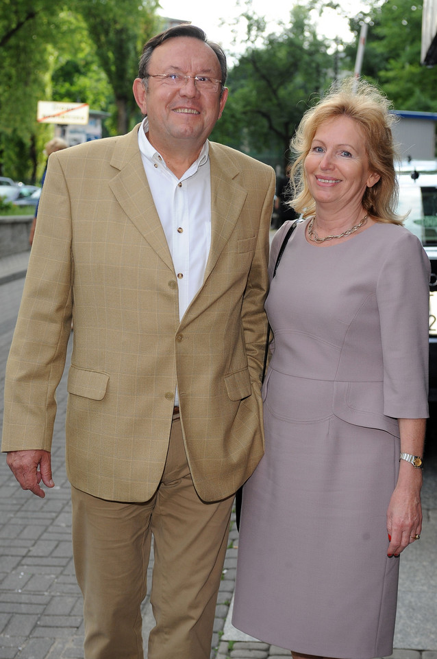 Zbigniew Buczkowski z żoną Jolantą