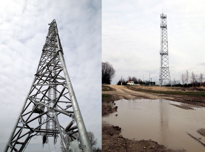 Drogowe przejścia graniczne znajdują się w Gronowie, Grzechotkach, Bezledach i Gołdapi.

<br>Na zdjęciu: wieża obserwacyjna straży granicznej w pobliżu miejscowości Żardyny<br><br>(tw/cat) PAP/Tomasz Waszczuk