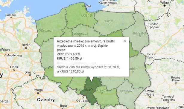 Ile emerytury dostają Polacy? Oto wysokość świadczeń z ZUS i KRUS [INTERAKTYWNE DANE]