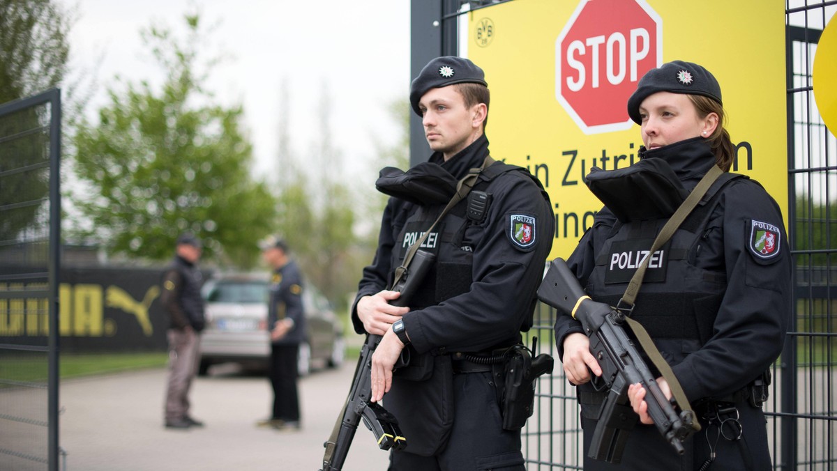 After the explosion near the Borussia Dortmund team bus