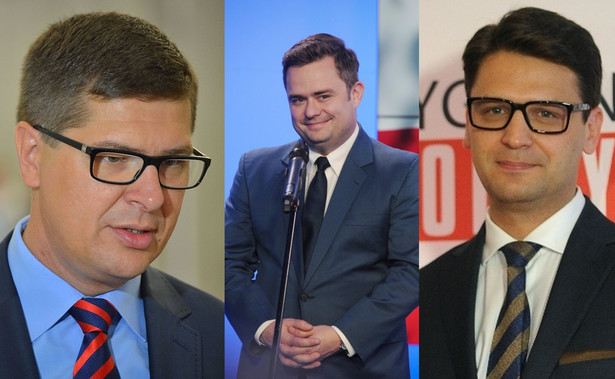 Byli posłowie PiS: Adam Hofman, Mariusz Kamiński i Adam Rogacki