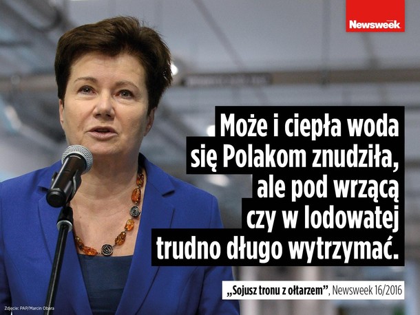 Hanna Gronkiewicz-Waltz dla Newsweeka