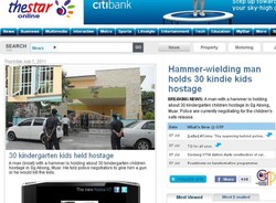 Chwile grozy w przedszkolu. Szaleniec z bronią uwięził dzieci