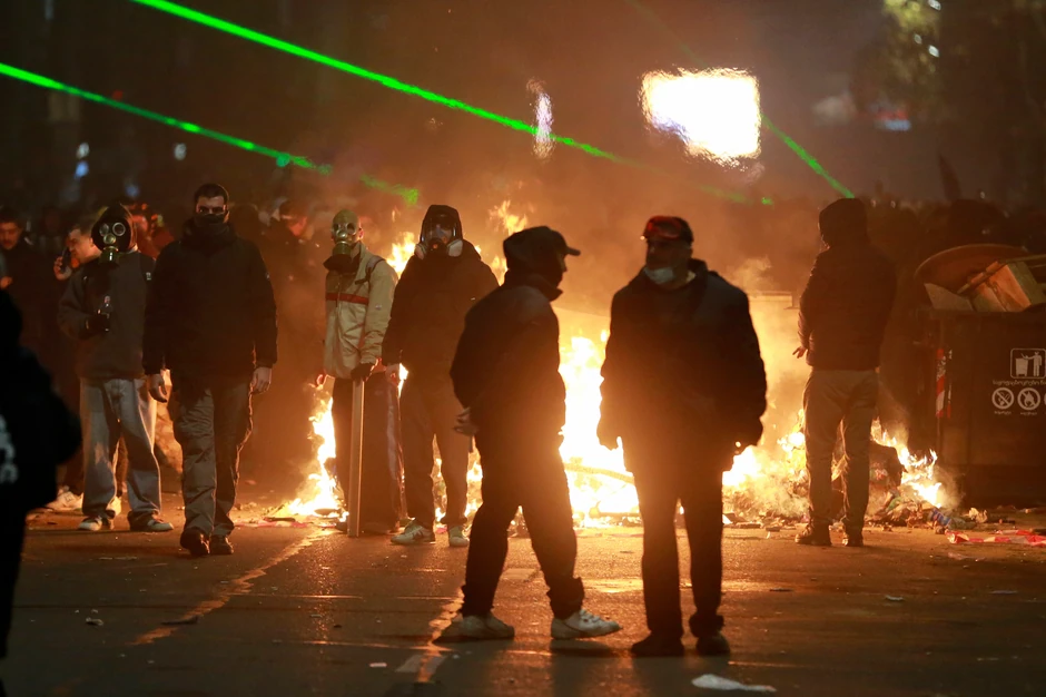 Protesti u Gruziji - Tbilisi 1. decembra