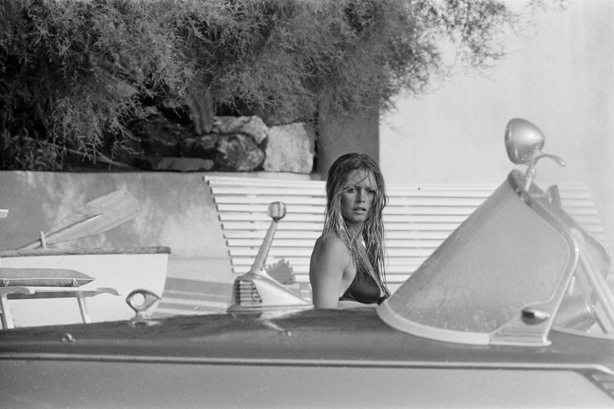 Brigitte Bardot w Saint-Tropez w 1971 r.