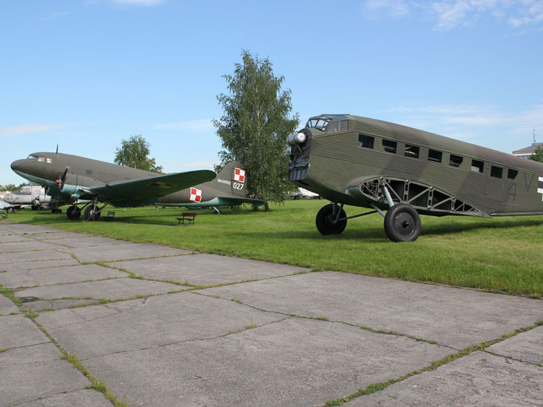 Ju52 w Muzeum Lotnictwa w Krakowie. Takim samolotem podróżował Adolf Hitler