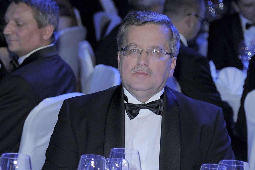 Komorowski na imprezie z Rusin i Kożuchowską. Foto