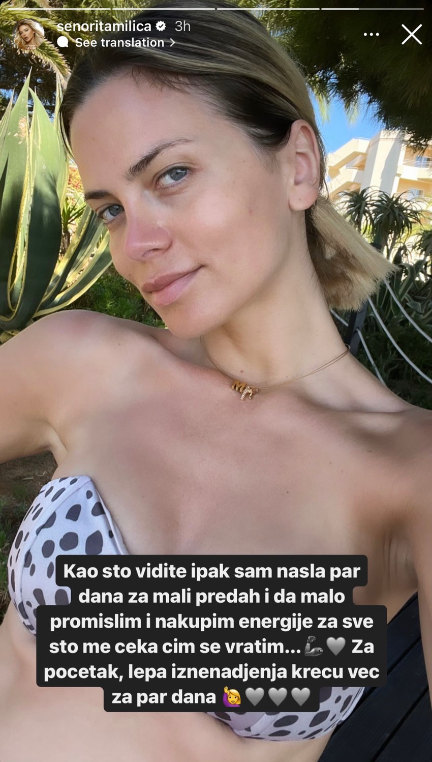 Milica Pavlović iz Portugala najavila iznenađenje