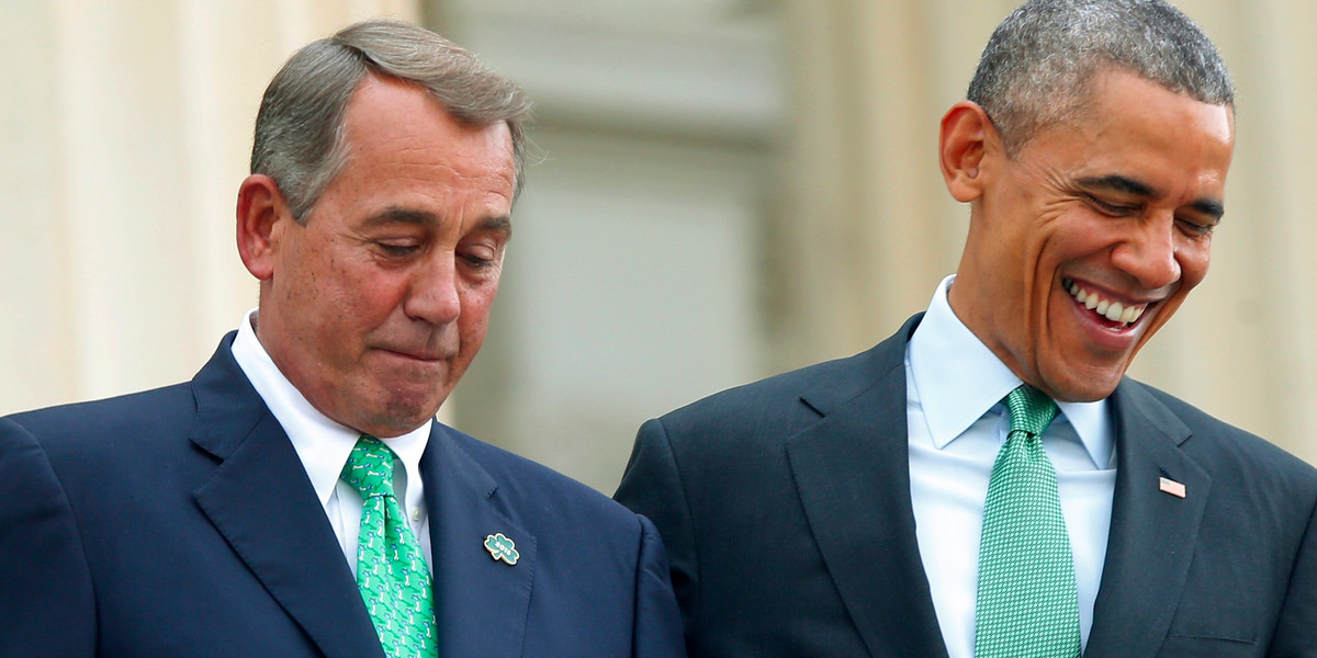BOEHNER: A repeal and replace of Obamacare is 'not going to happen'