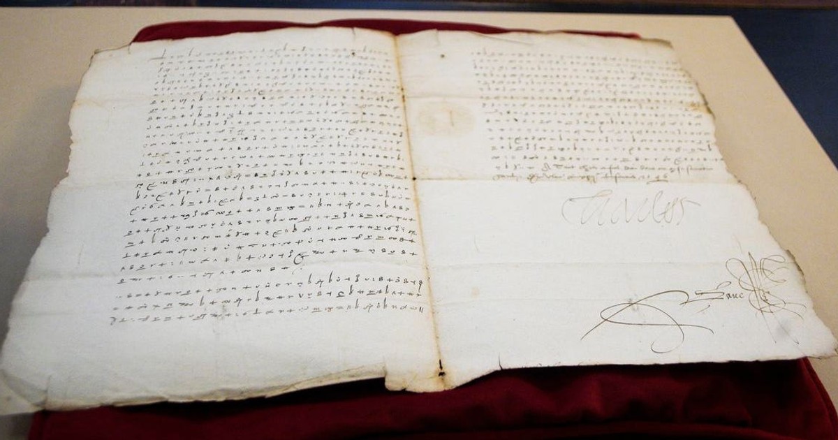 Letter from Holy Roman Emperor written in secret code finally cracked ...