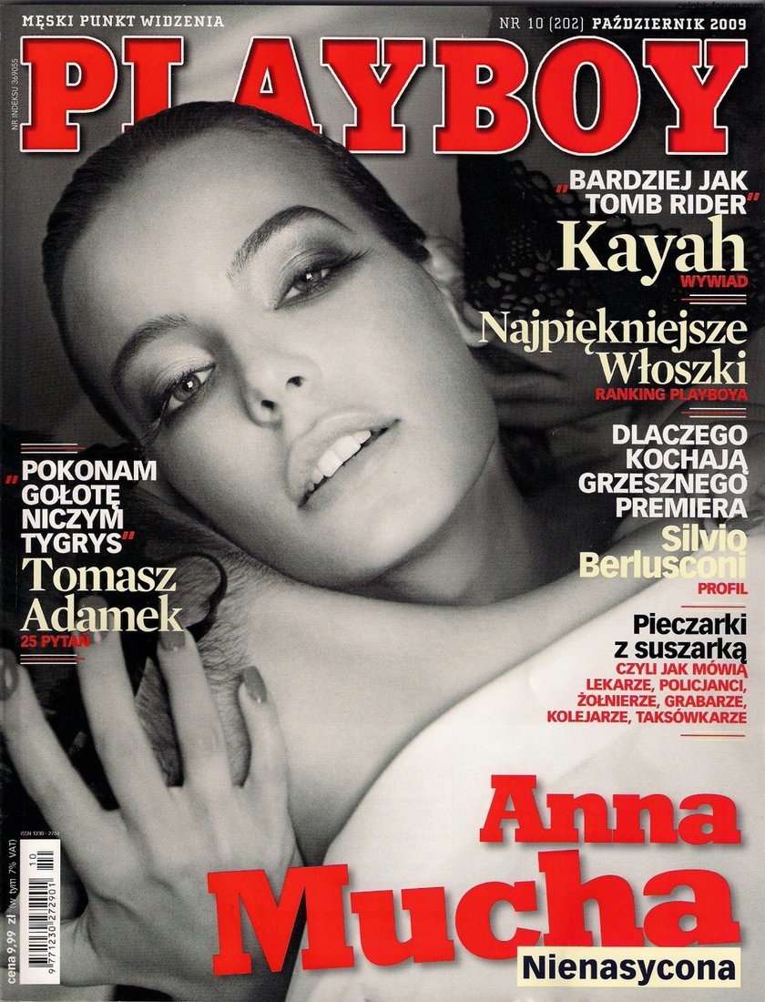 Anna Mucha na okładce „Playboy'a”