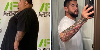 I lost nearly 350 pounds without surgery or GLP-1s. It started with wall pushups and a trainer