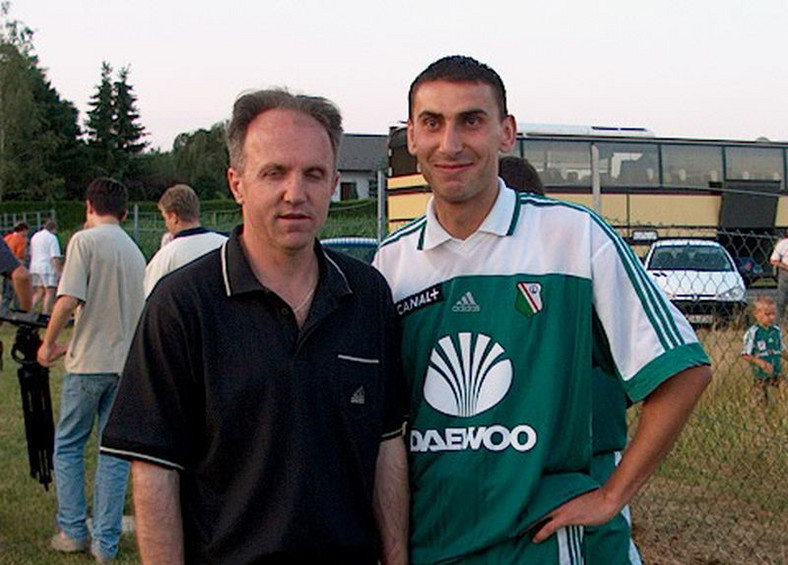 Trener Dragomir Okuka i Stanko Svitlica