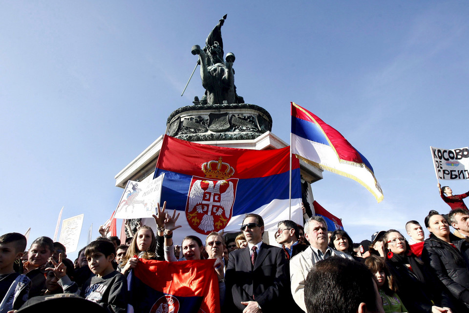 AUSTRIA SERBIA KOSOWO NIEPODLEGŁOŚĆ PROTEST