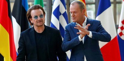 Tusk i Bono. A w tle... To cię zaskoczy!