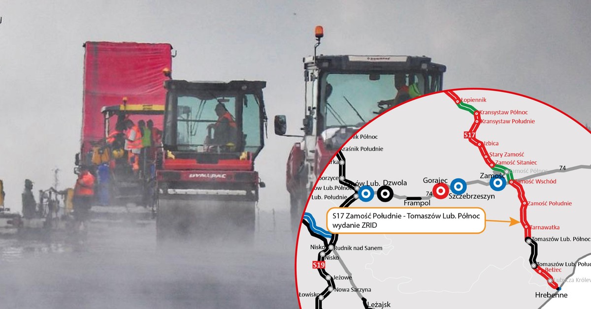 Strategiczna trasa ekspresowa na Ukrainę. Jest zgoda na budowę kolejnego odcinka S17 [MAPA]