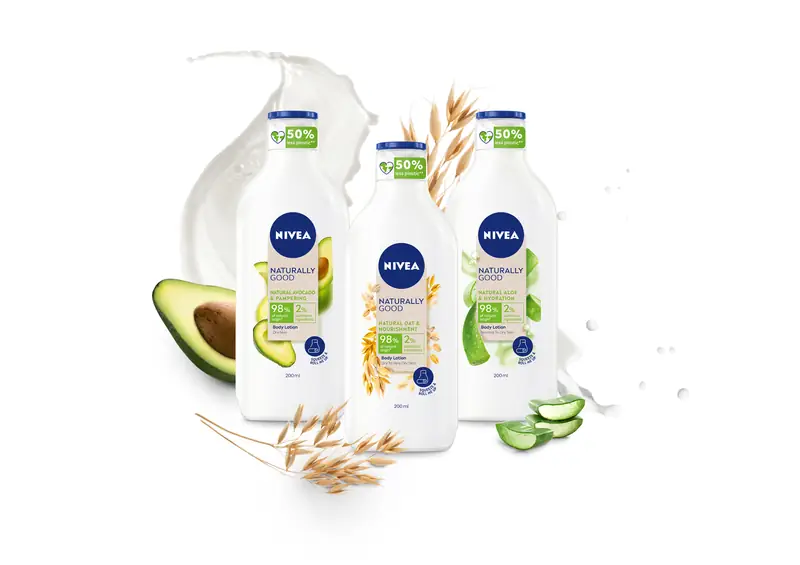 Nowa linia NIVEA NATURALLY GOOD - 100% transparentności dla naturalnie pięknej i zdrowej skóry