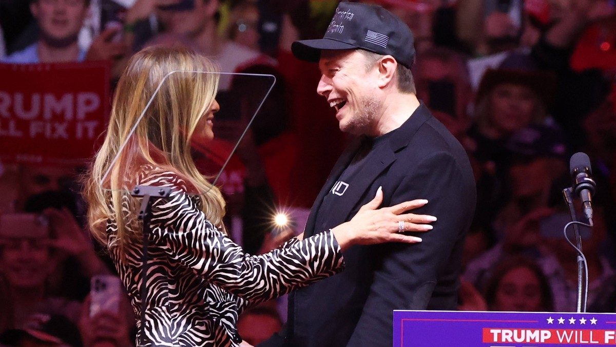 Elon Musk został 'niańką' Donalda Trumpa, a Melania ma powody do zadowolenia [Źródło: Onet]