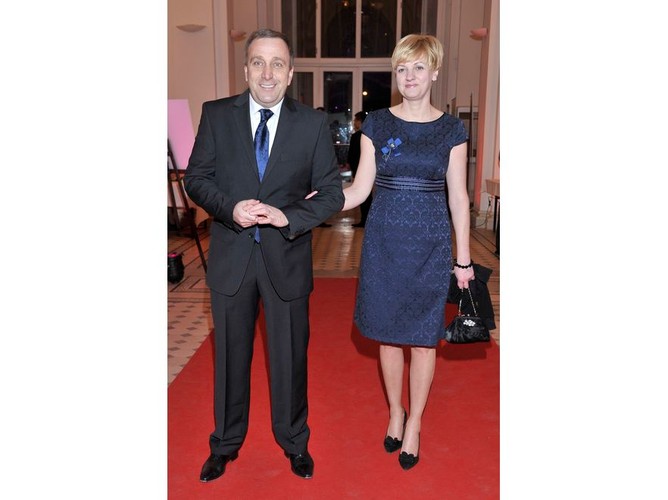 Grzegorz Schetyna z żoną na XIV Charytatywnym Balu Dziennikarzy