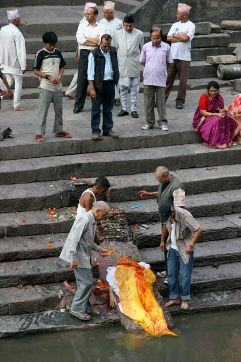 Nepal, Kathmandu, okolice Świątyni Pashupatinath