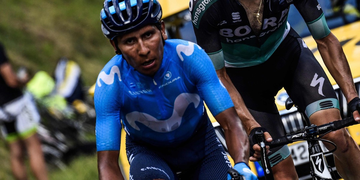 Nairo Quintana został potrącony przez samochód