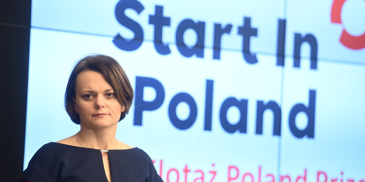 Minister Przedsiębiorczości i Technologii Jadwiga Emilewicz