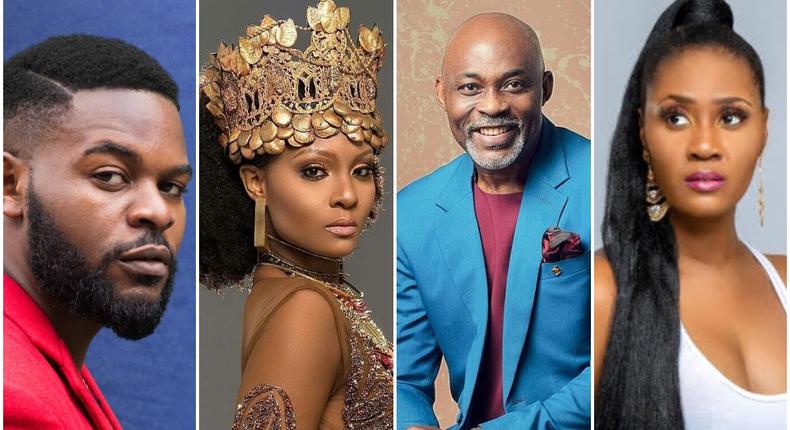 Here are the 10 Highest earning Nollywood actors for 2018 as released in in the Nigerian Box Office Yearbook 2018/2019. [Bella Naija/Pinterest/Zikoko/Tonitones]