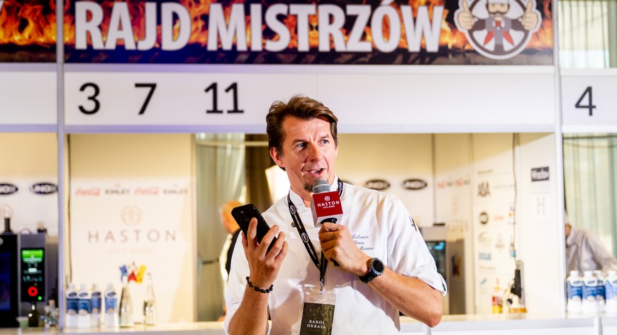 Karol Okrasa był gościem X edycji Wrocławskiego Kulinarnego Rajdu Młodych Mistrzów.