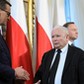 Premier Mateusz Morawiecki i prezes PiS Jarosław Kaczyński