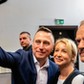 Na zdjęciu: Krzysztof Brejza, posłanka Magdalena Łośko i Donald Tusk.