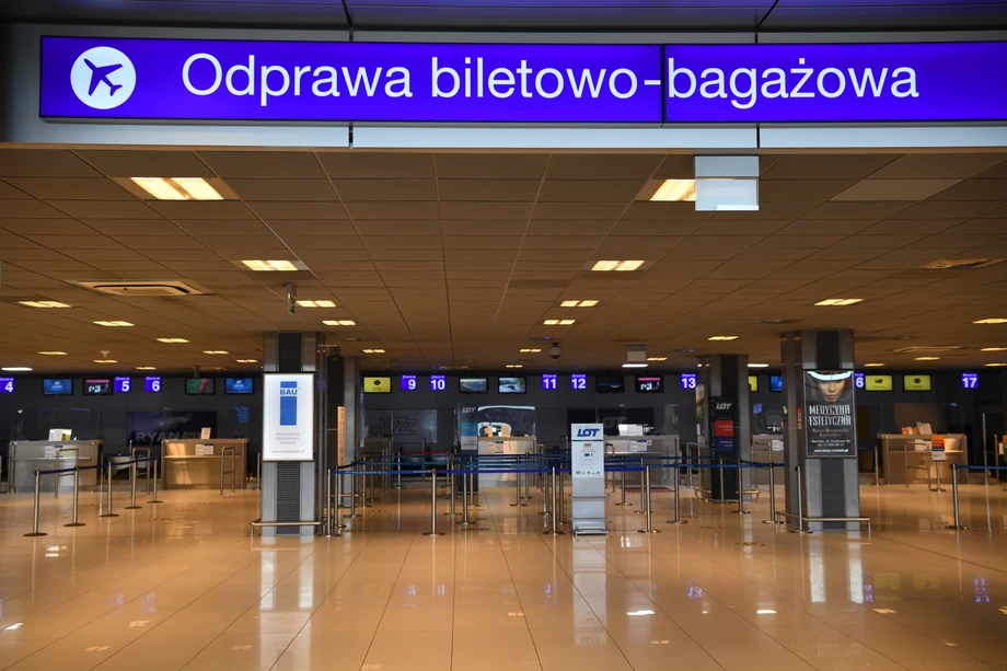 Terminal lotniska w Rzeszowie — jedynego w Polsce lotniska, które pozostaje rentowne odprawiając mniej niż milion pasażerów
