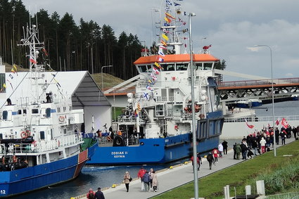 Na przekopie ruch "jak na Kanale Sueskim". Ale w Elblągu wszystko po staremu