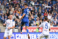 Marchwiński wyciągnął Lecha z kłopotów. Zaliczył asystę i gola w meczu ze Stalą [WIDEO]