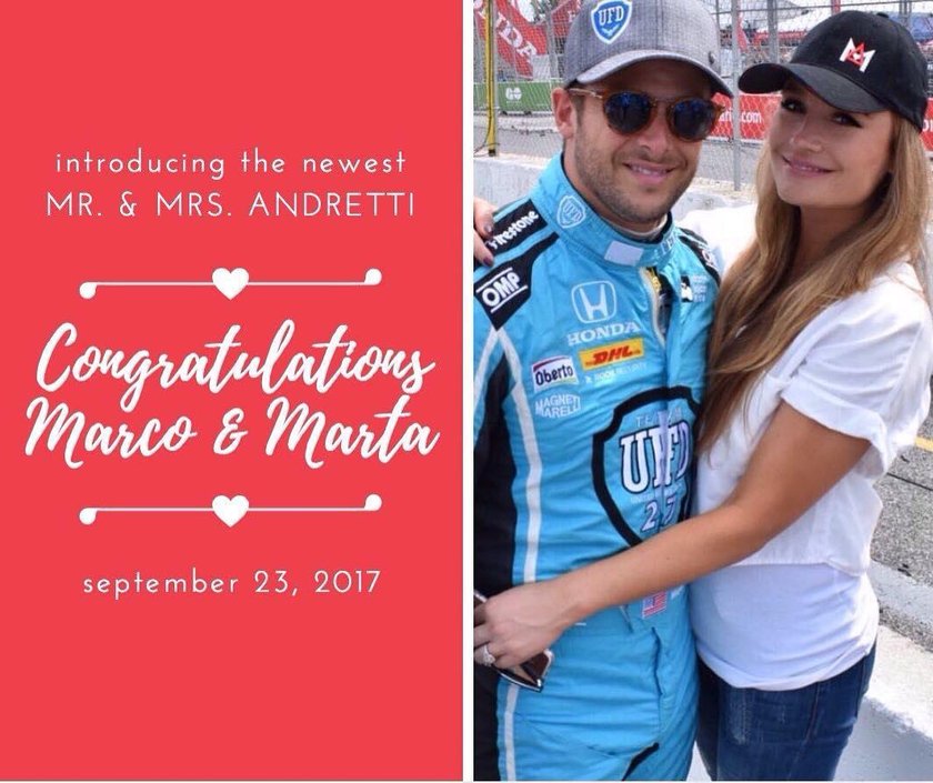 Marta Krupa i Marco Andretti