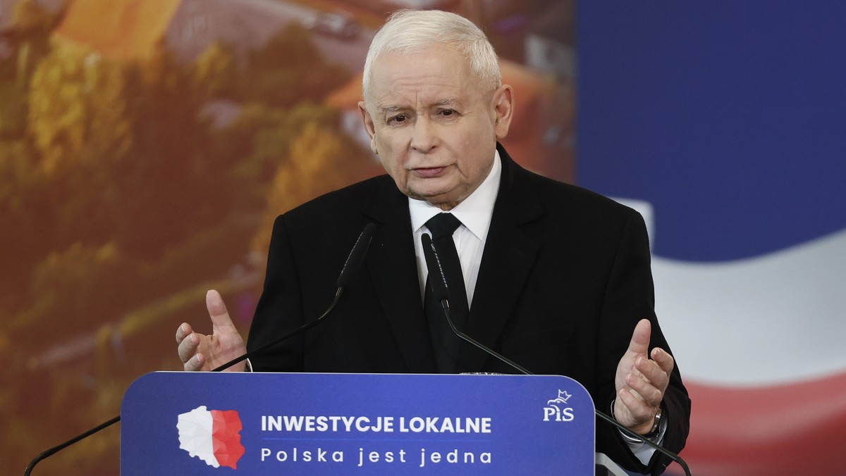 Prezes PiS Jarosław Kaczyński