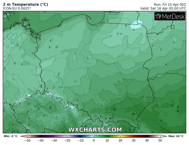 Nad ranem miejscami pojawią się przymrozki