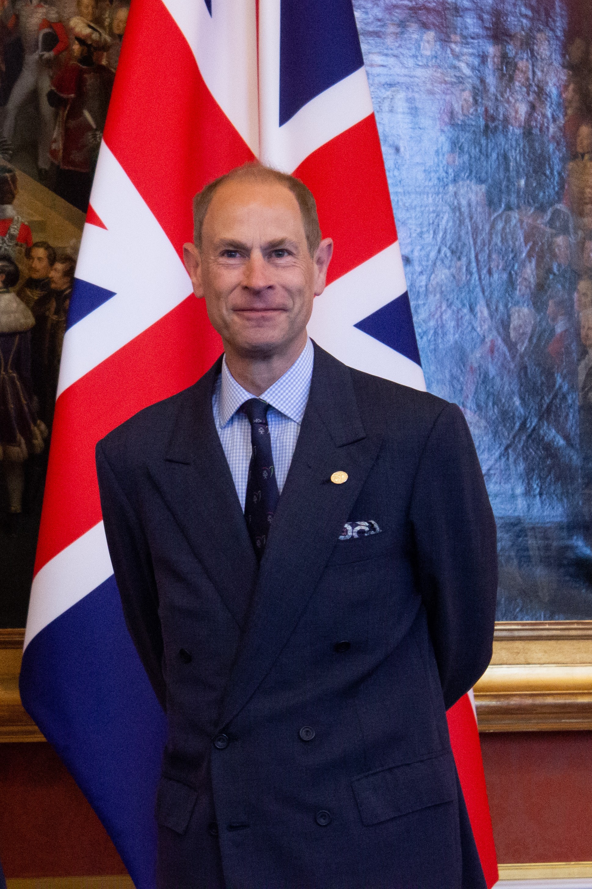 Britský princ Edward počas prijatia u českého prezidenta Petra Pavla.