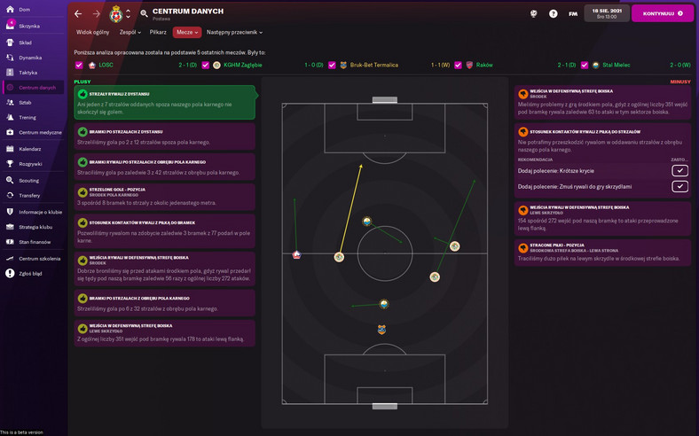 Football Manager 2022 - screenshot z wersji PC