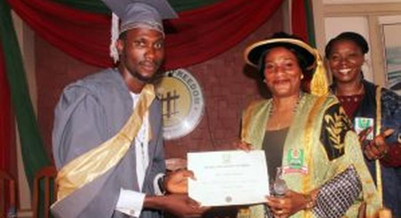 Inmate bags Second Class Upper degree from NOUN (NAN)