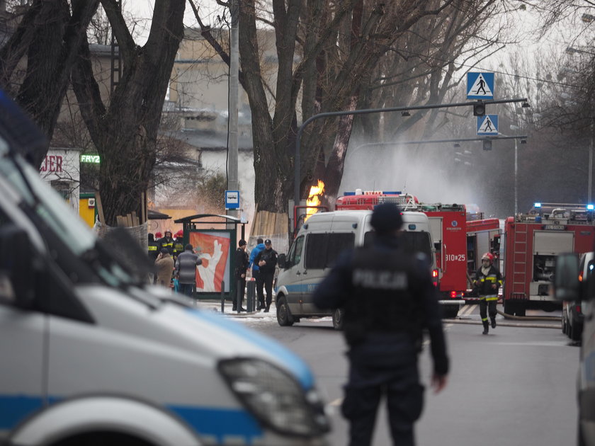 Wybuch gazu przy ul. Lutomierskiej w Łodzi