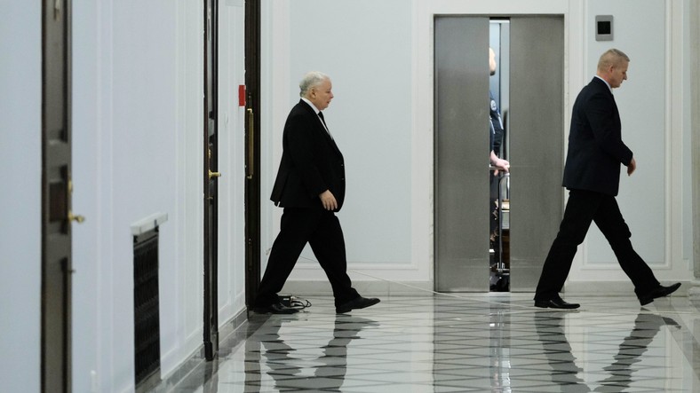 Jarosław Kaczyński w Sejmie - 2017 r.