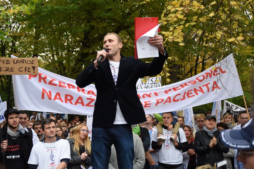 DEMONSTRACJA LEKARZY REZYDENTOW