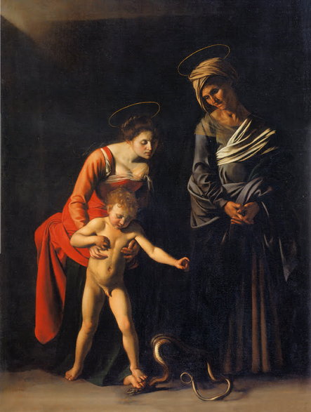 Madonna ze św. Anną, Michelangelo Caravaggio | Fot. Wikipedia